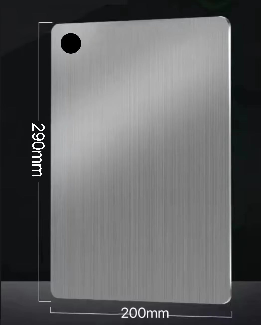 New Cutting Board for Kitchen 316 Stainless Steel Chopping Board Thickened Board Double Sided Food Grade Fruit Meat Chopping