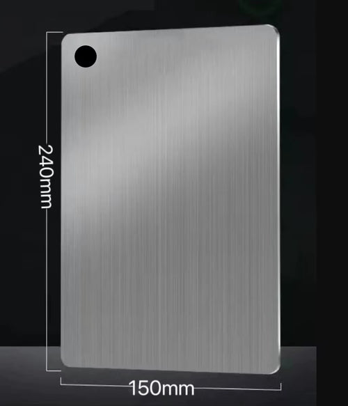 New Cutting Board for Kitchen 316 Stainless Steel Chopping Board Thickened Board Double Sided Food Grade Fruit Meat Chopping