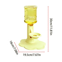 Gravity Based Pet Water Drinking Machine Stable Wide Base Leak Proof for Multi Cat Family Short Distance Travel