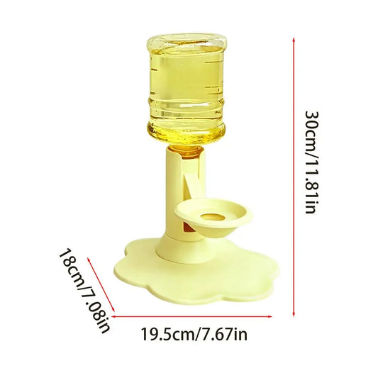 Gravity Based Pet Water Drinking Machine Stable Wide Base Leak Proof for Multi Cat Family Short Distance Travel