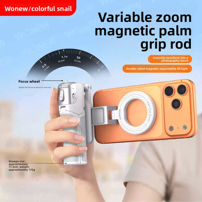 Magnetic Selfie Stick Pro™ – Tripod, Grip & Remote