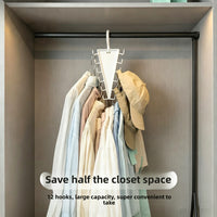 V-shaped plastic hanger