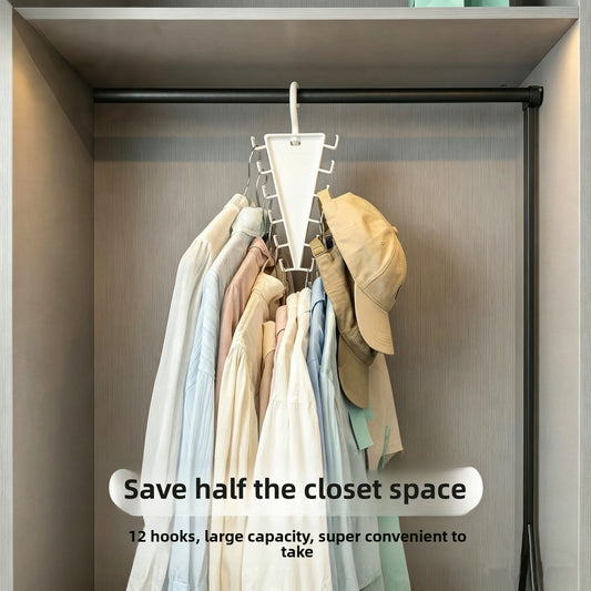 V-shaped plastic hanger