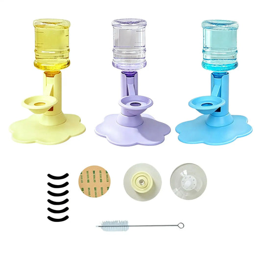 Gravity Based Pet Water Drinking Machine Stable Wide Base Leak Proof for Multi Cat Family Short Distance Travel