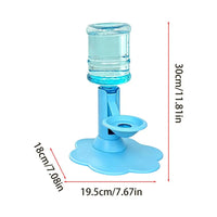 Gravity Based Pet Water Drinking Machine Stable Wide Base Leak Proof for Multi Cat Family Short Distance Travel